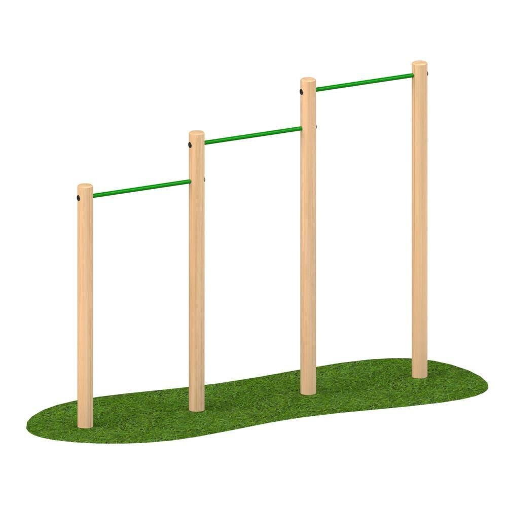 Wooden Obstacle Climbing frame triangle