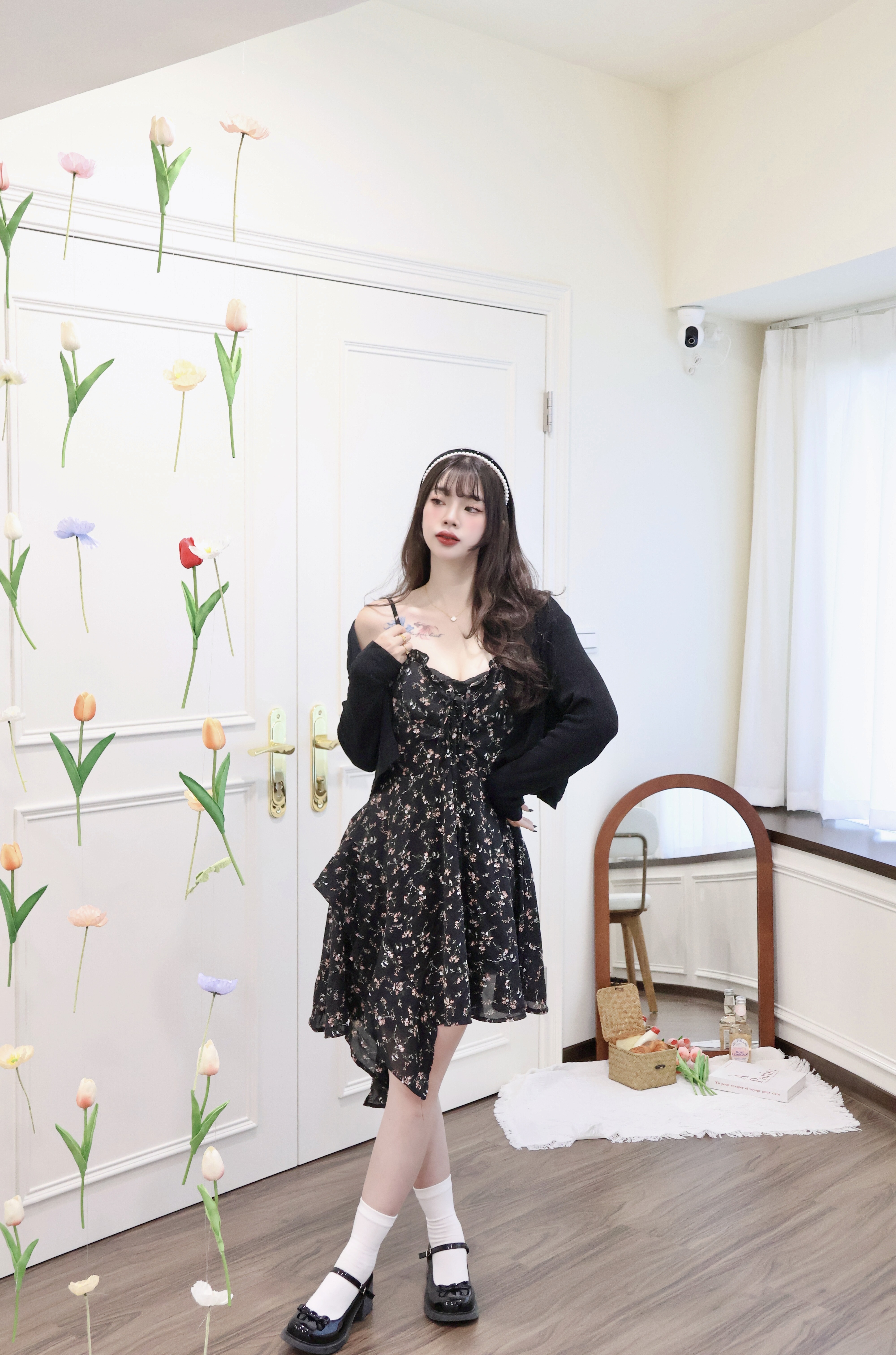 名媛千金珍珠雙層髮箍✨