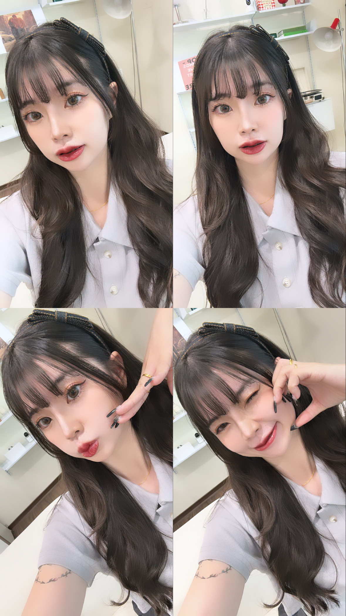 俏皮蝴蝶結牛仔髮箍🎀