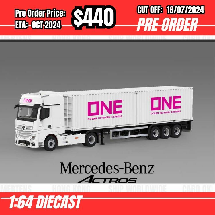PO-$440 * Time Micro * 1:64 Actros Heavy Duty Truck ONE [OD11/07]