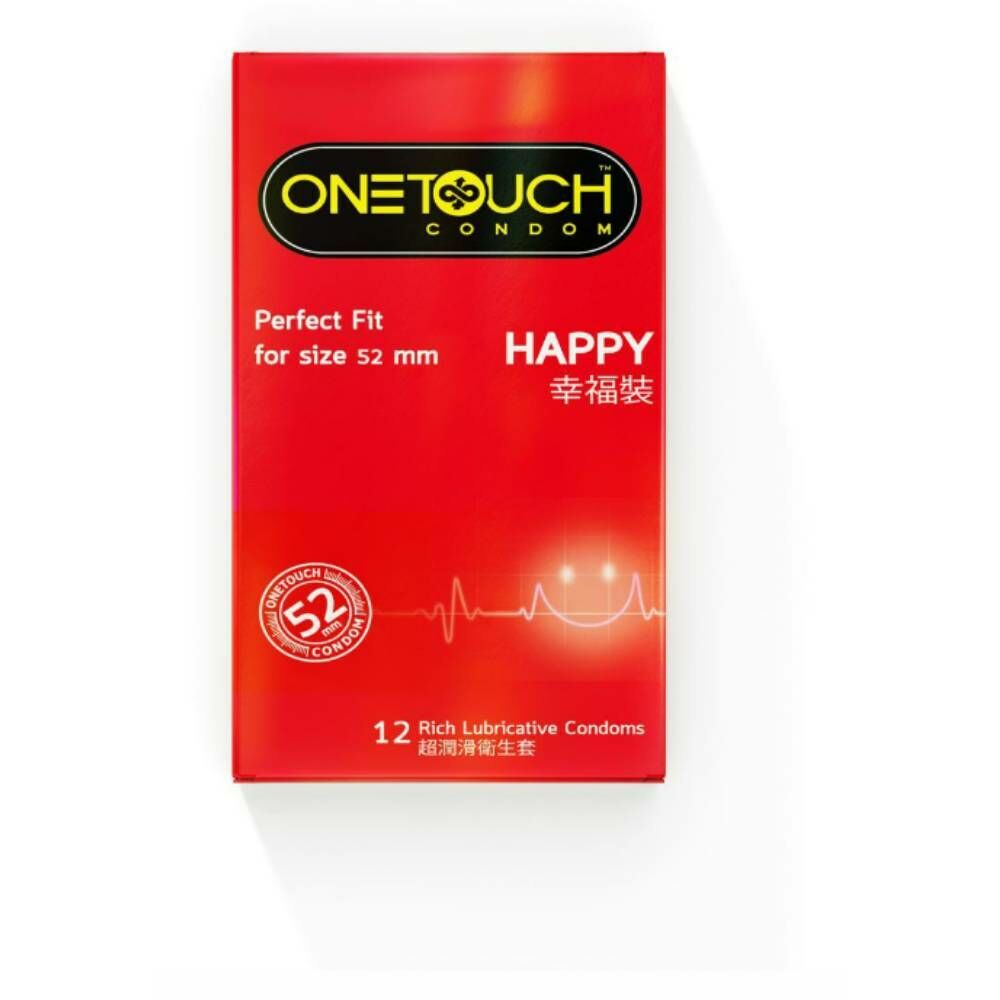 泰國 - OneTouch - 超潤滑安全套 幸福裝 12片裝