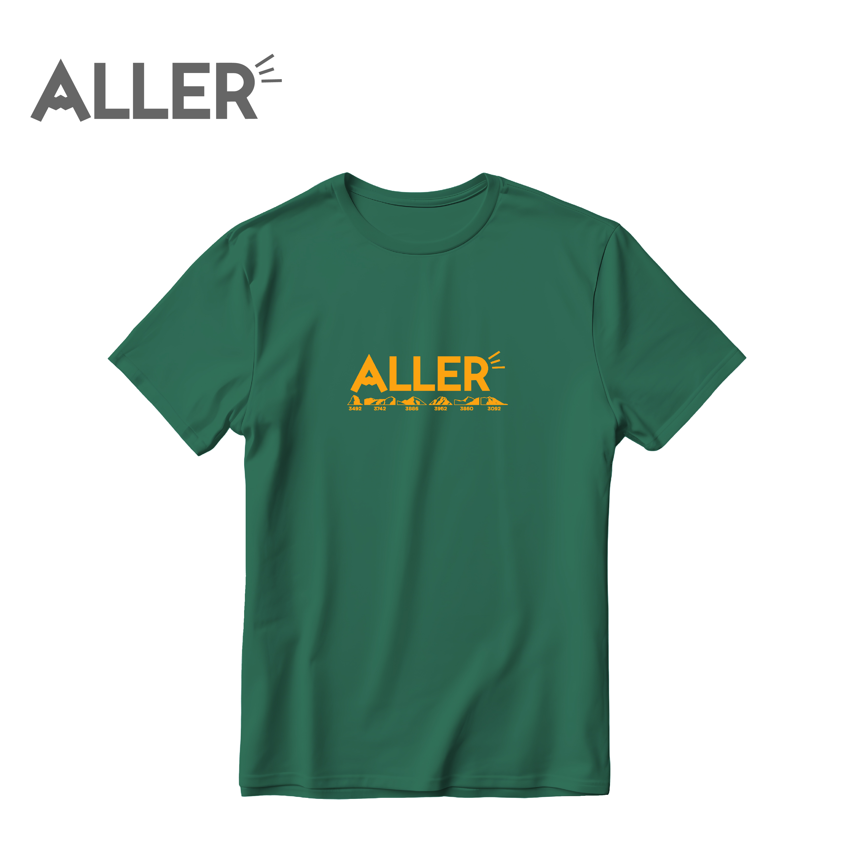 ALLER 黎陽愛山 + ALLER GO聯名T 中性款 排汗透氣/快乾/登山休閒 10AL8166