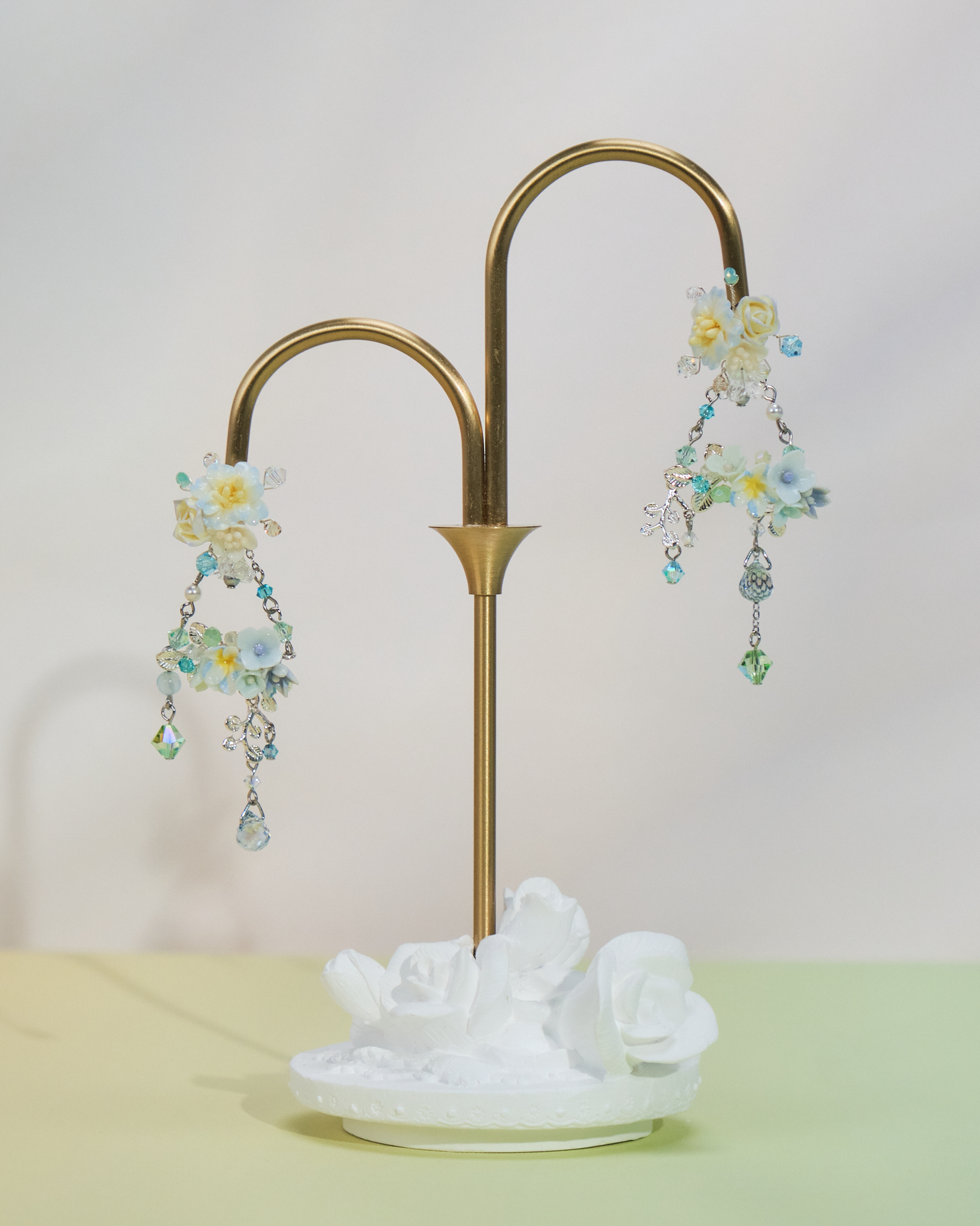 10940 Bouquet Swing S925 2-Way Short Earrings