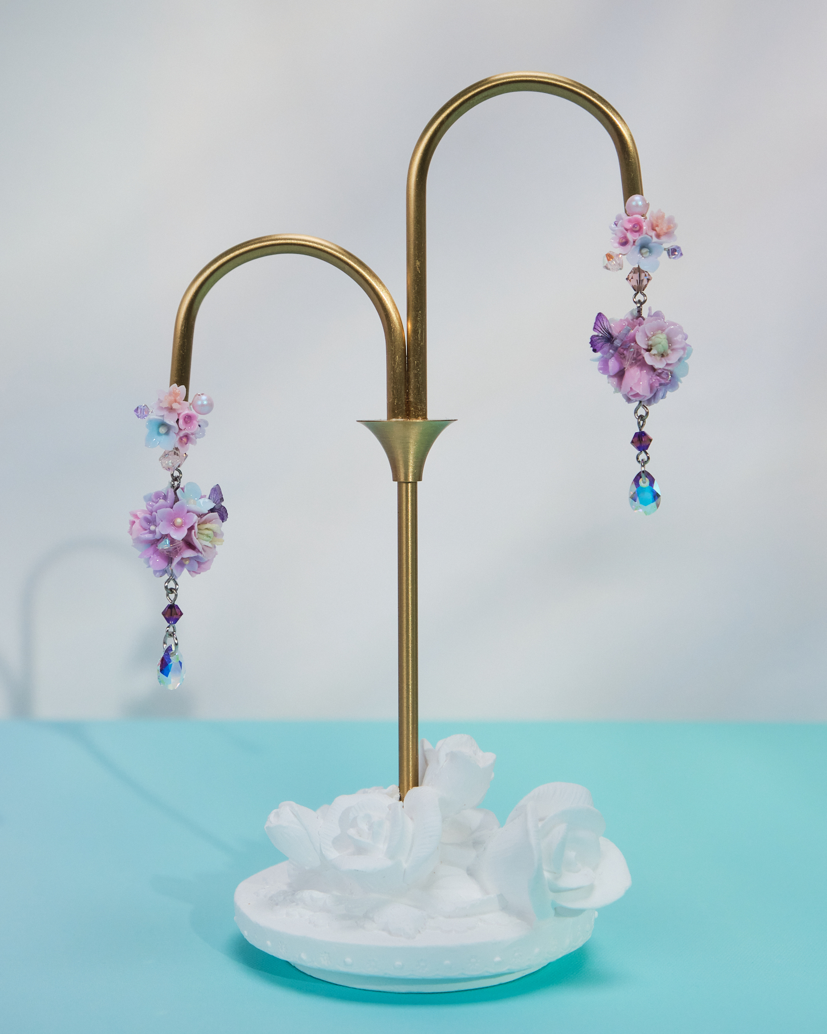 10970 Midsummer Butterfly Bouquet S925 2-Way Earrings