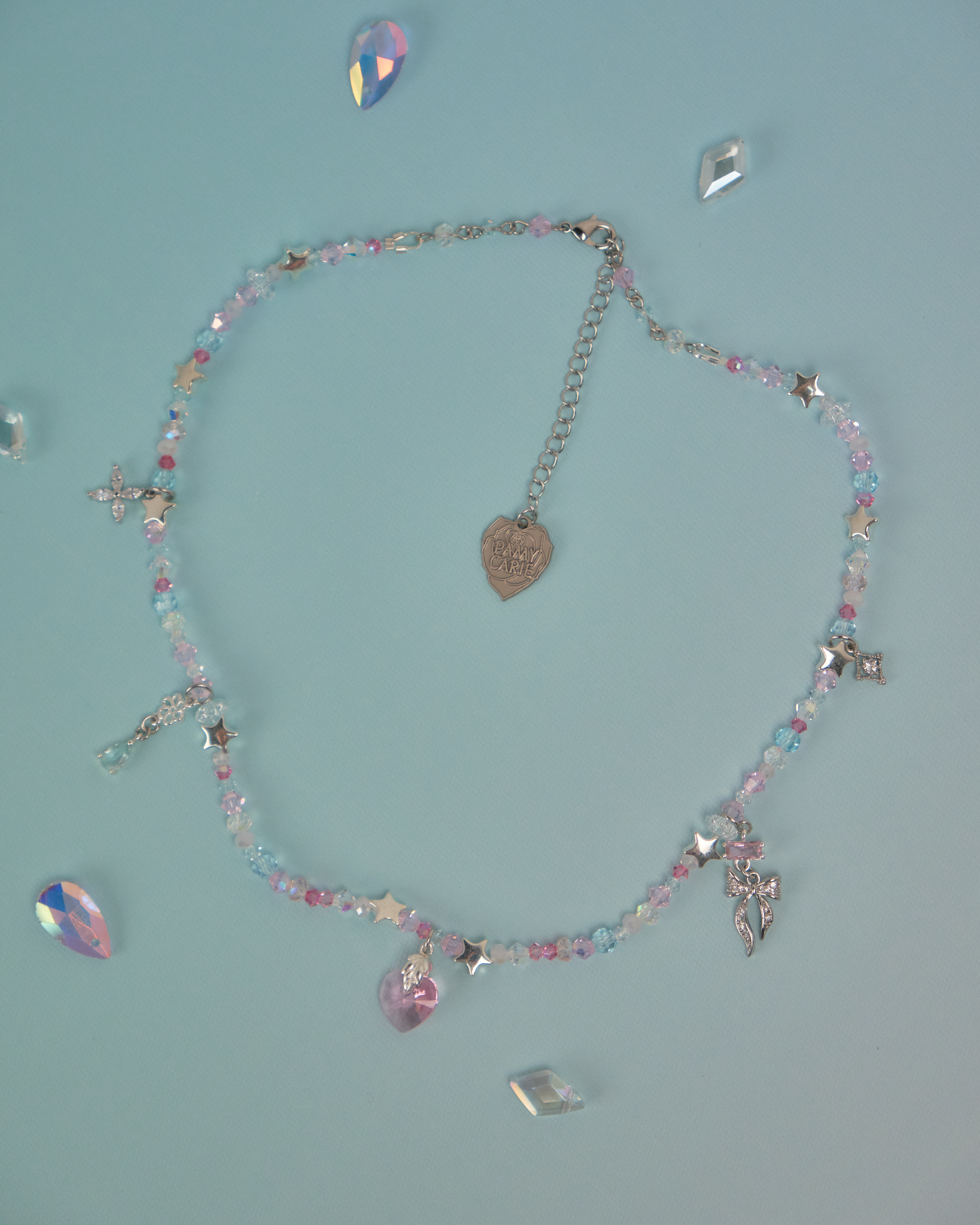 11000 Crystal Beads Collar Necklace