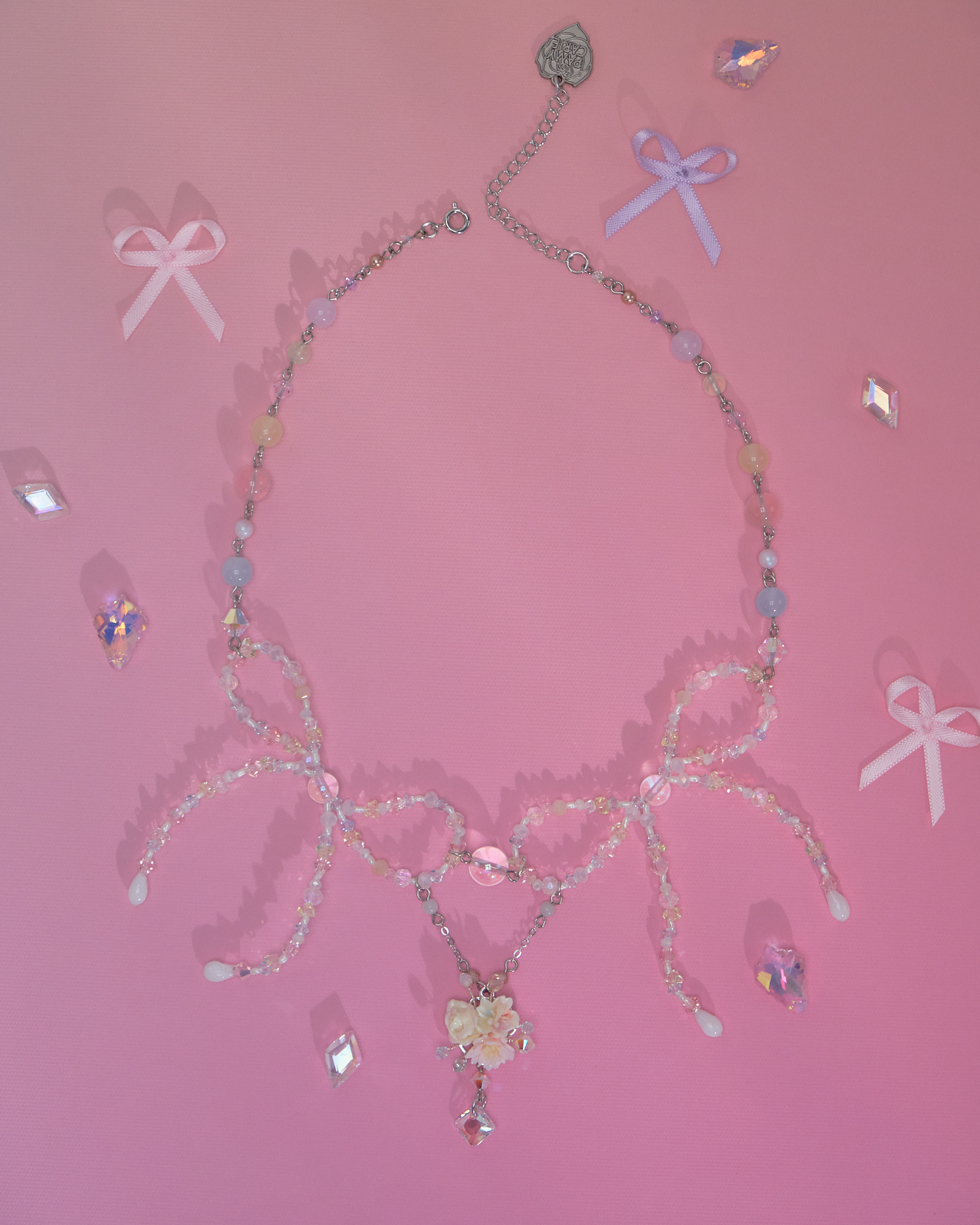 11001 Crystal Beads Collar Necklace