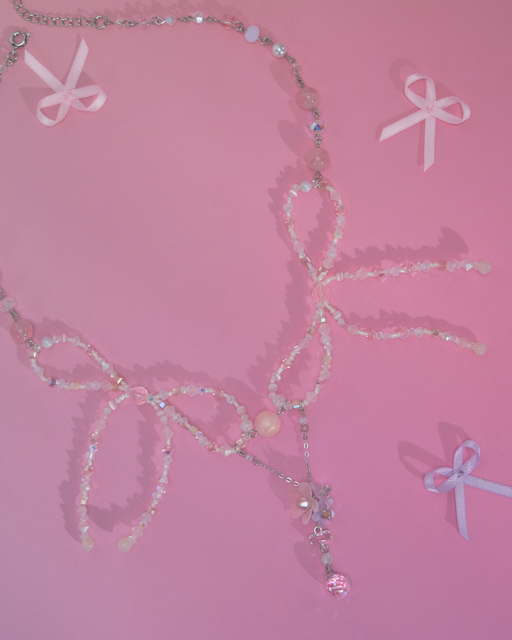 11005 Crystal Beads Collar Necklace