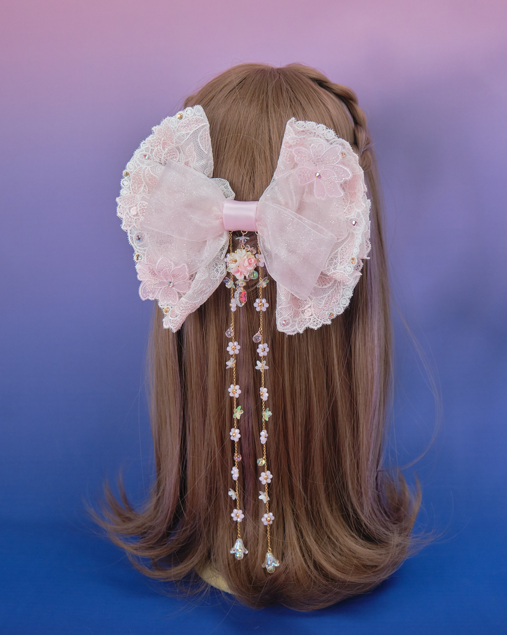 11009 Royal Ribbon Hair Clip