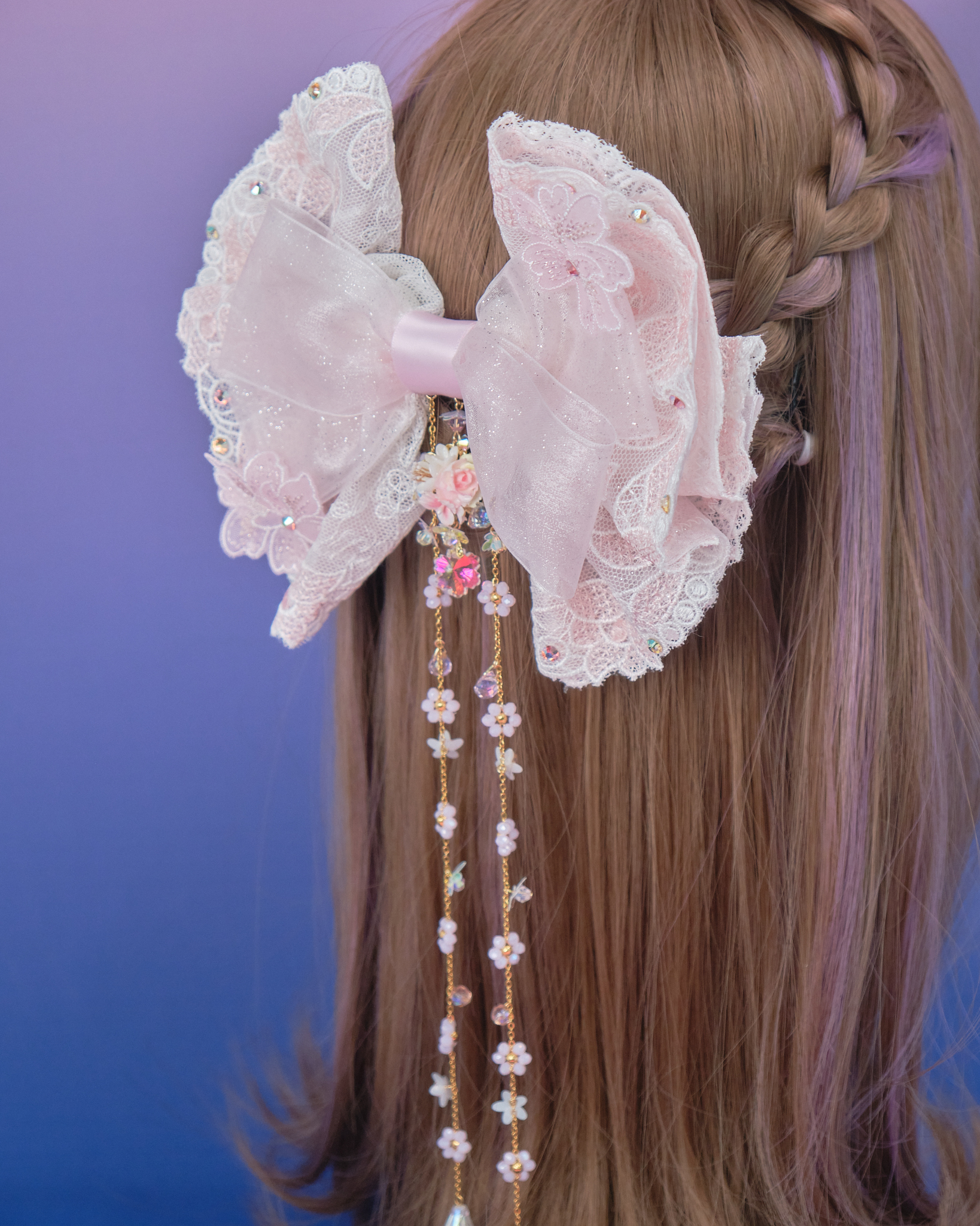 11009 Royal Ribbon Hair Clip