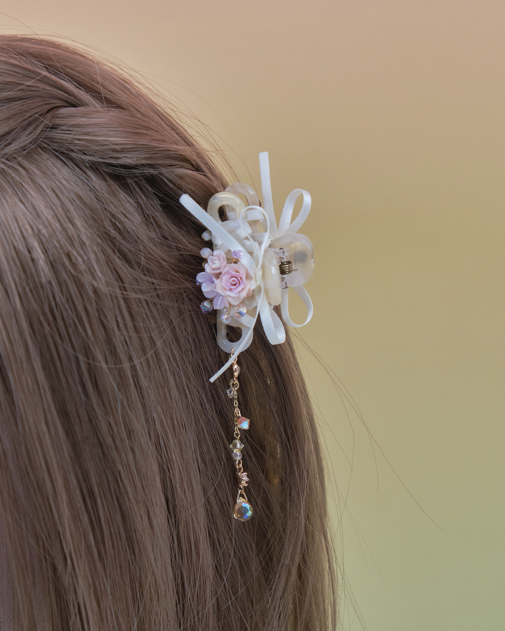 11028 Balletcore Ribbon Claw Clip