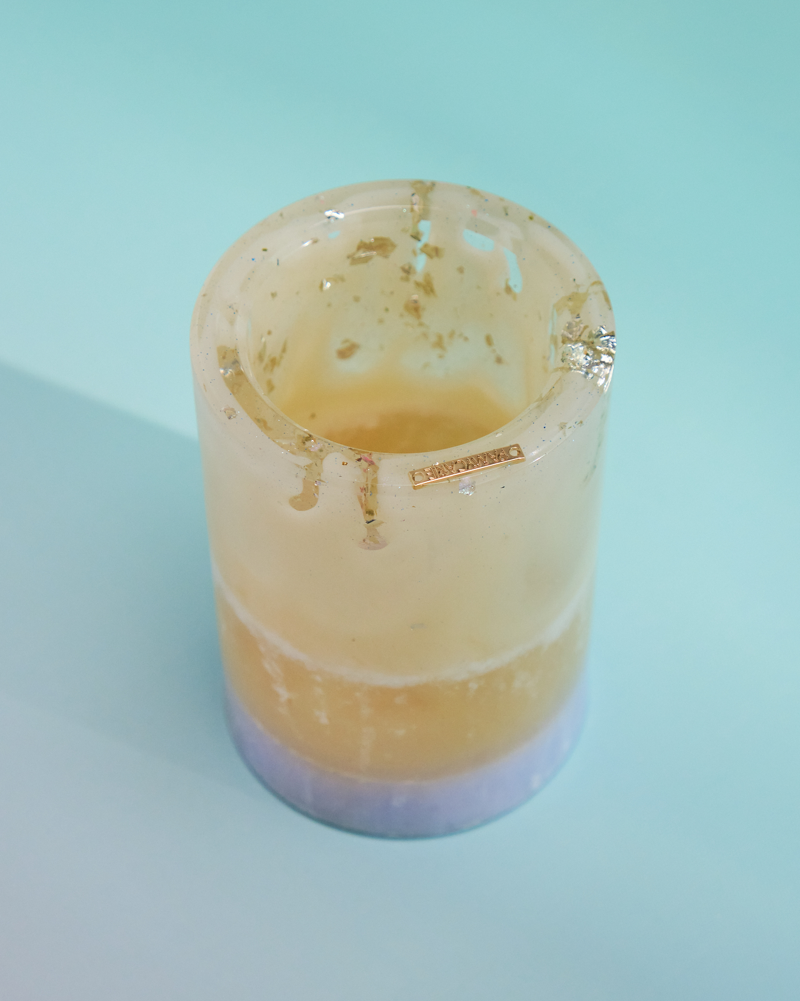 11037 金箔漸層筆筒