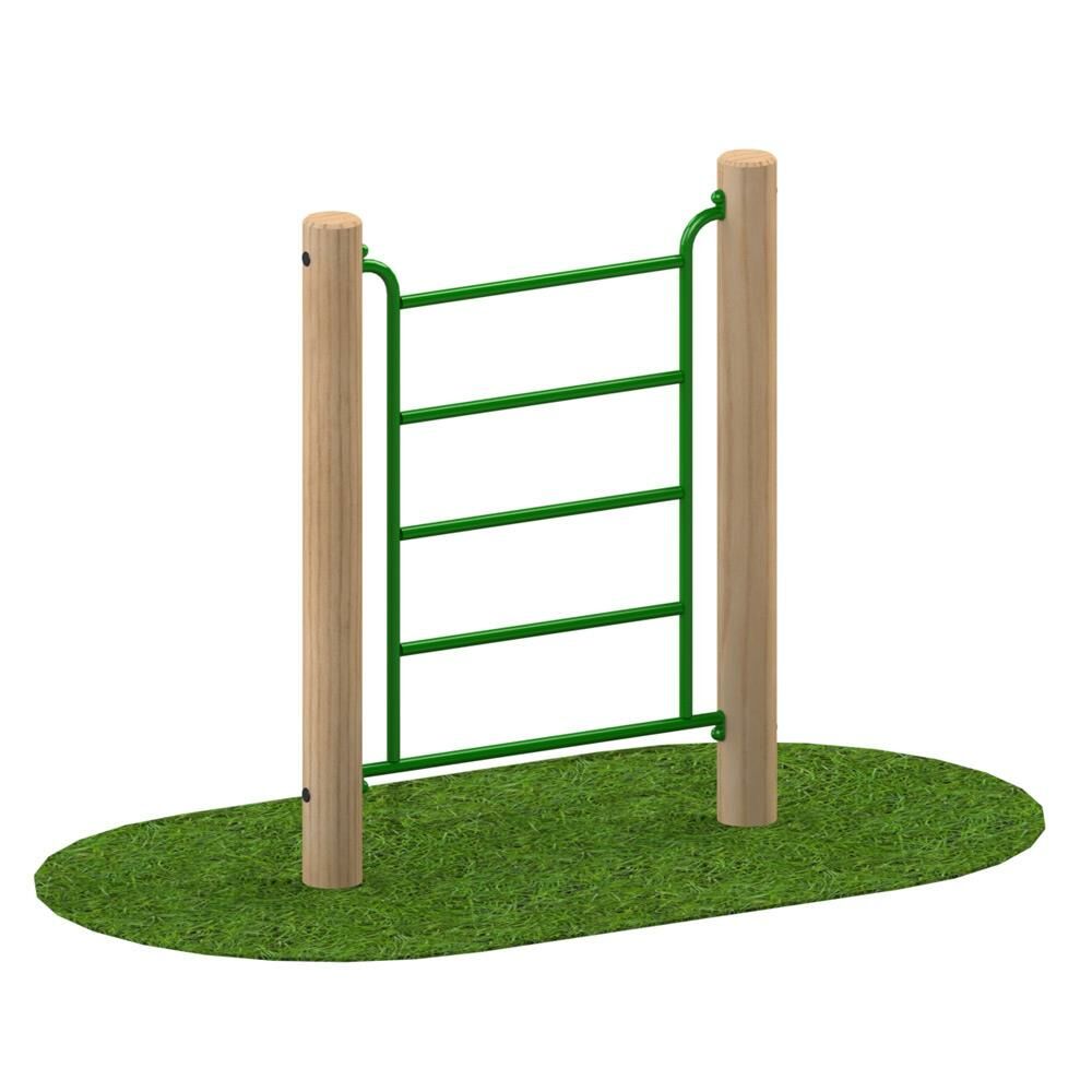 Wooden Horizontal Ladder Climber