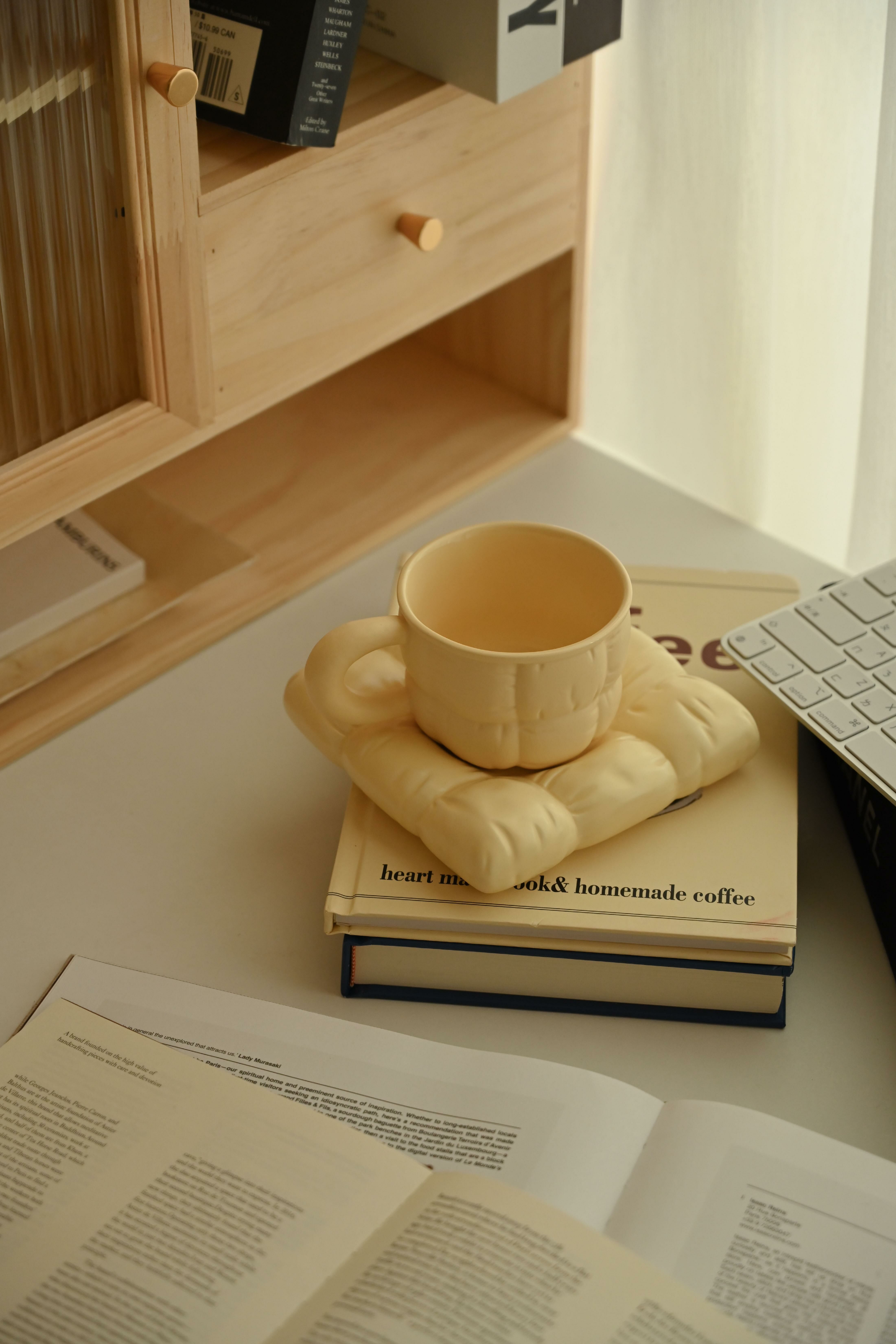 【現貨】BEURRE 奶油枕頭陶瓷咖啡杯碟 300ML 400ML LF09 LF10