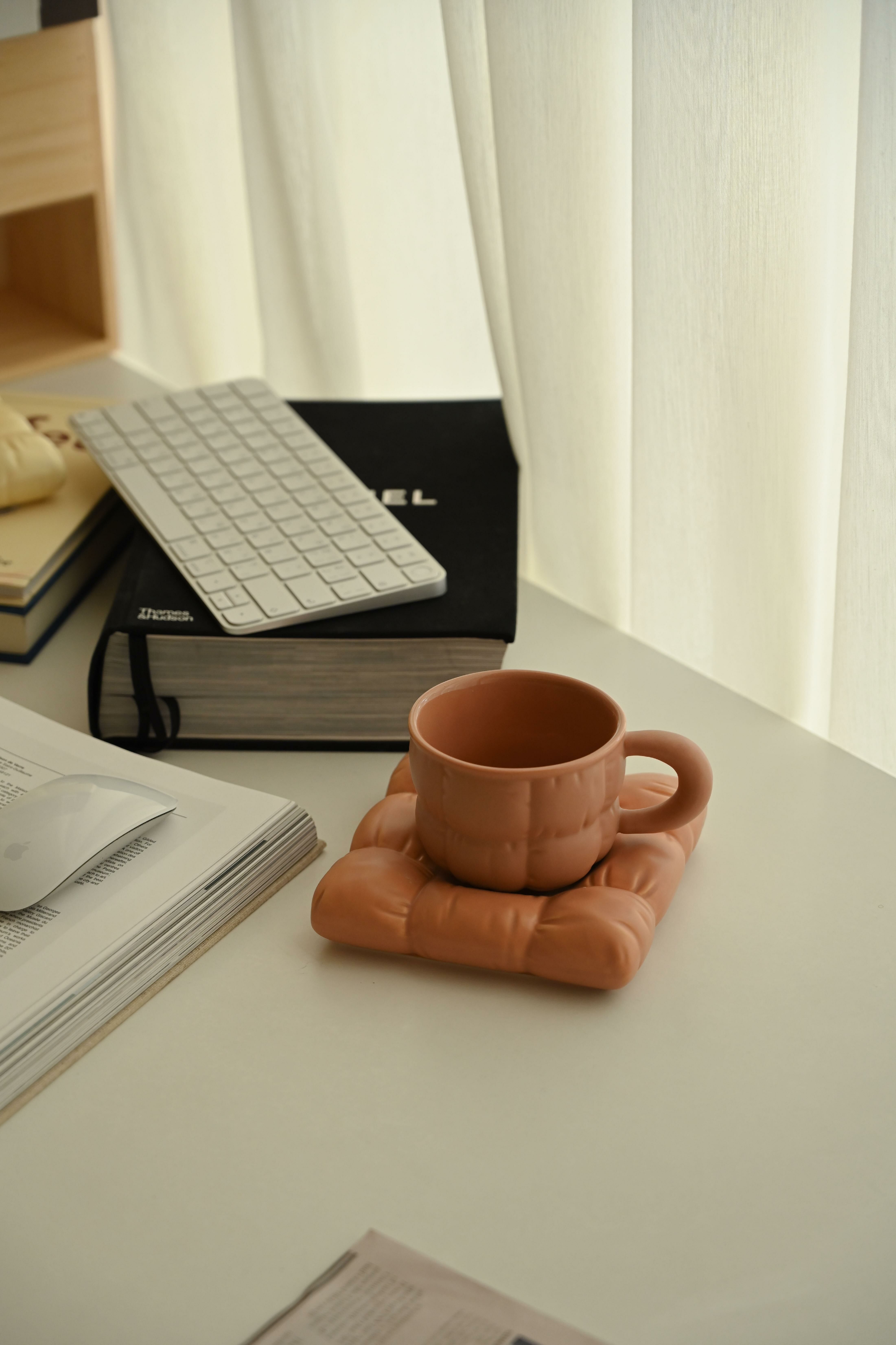 【現貨】BEURRE 奶油枕頭陶瓷咖啡杯碟 300ML 400ML LF09 LF10