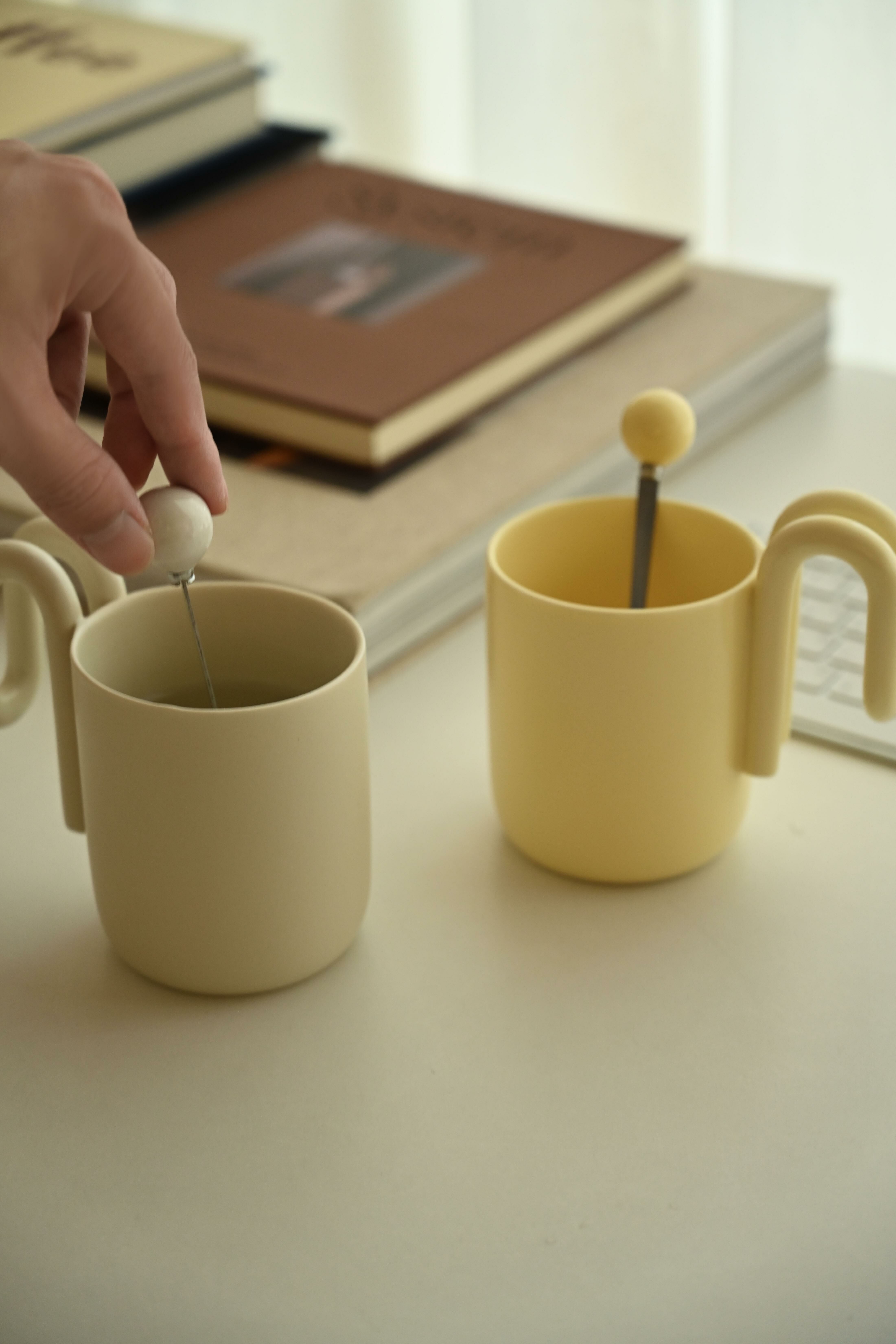 【現貨】BEURRE 北歐奶油陶瓷馬克杯 LF17