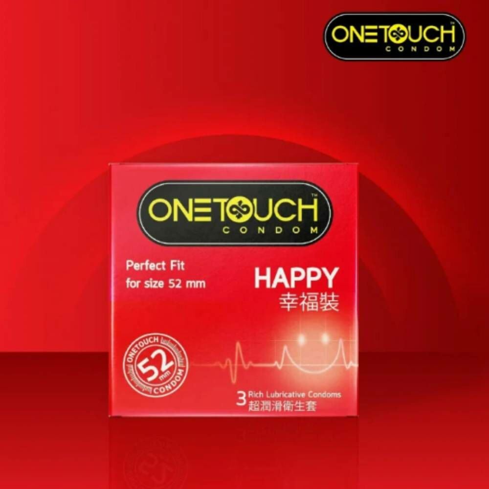 泰國 - OneTouch - 超潤滑安全套 幸福裝 3片裝