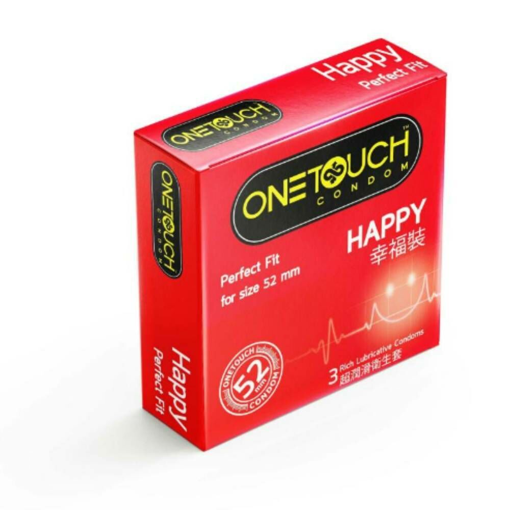 泰國 - OneTouch - 超潤滑安全套 幸福裝 3片裝