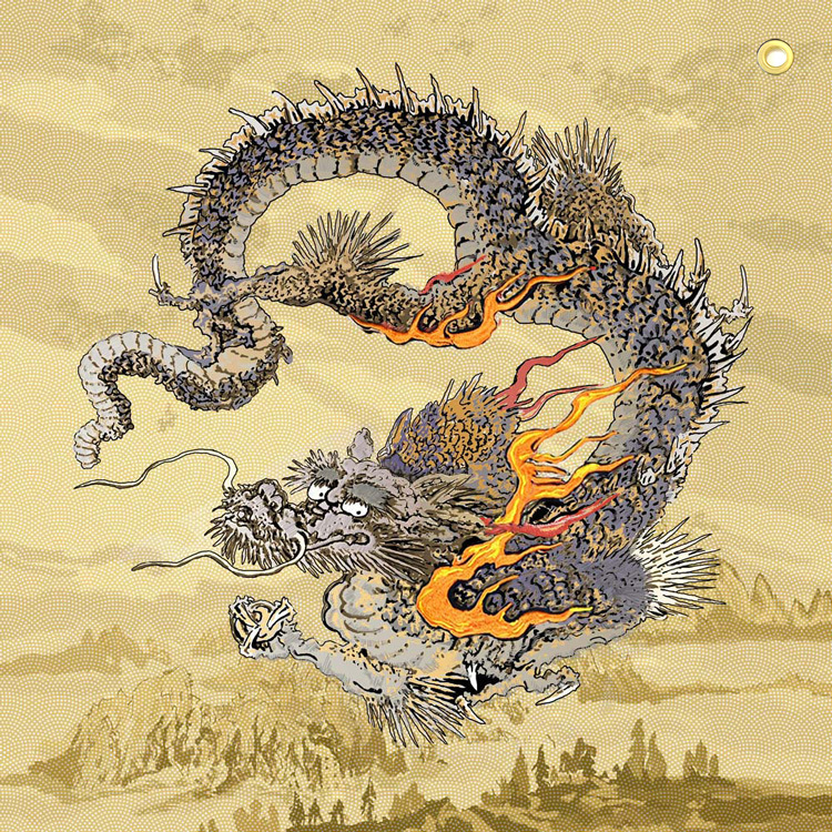 Feuille De Cocoon Embroidery (刺繡頸巾) - Flying Dragon 