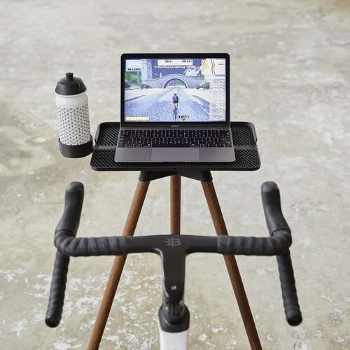 【Tons Bike】自行車筆電桌架 訓練台桌 + 配件組 / 深木色