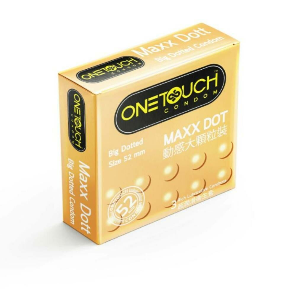 泰國 - OneTouch - 超潤滑安全套 動感大顆粒裝 3片裝