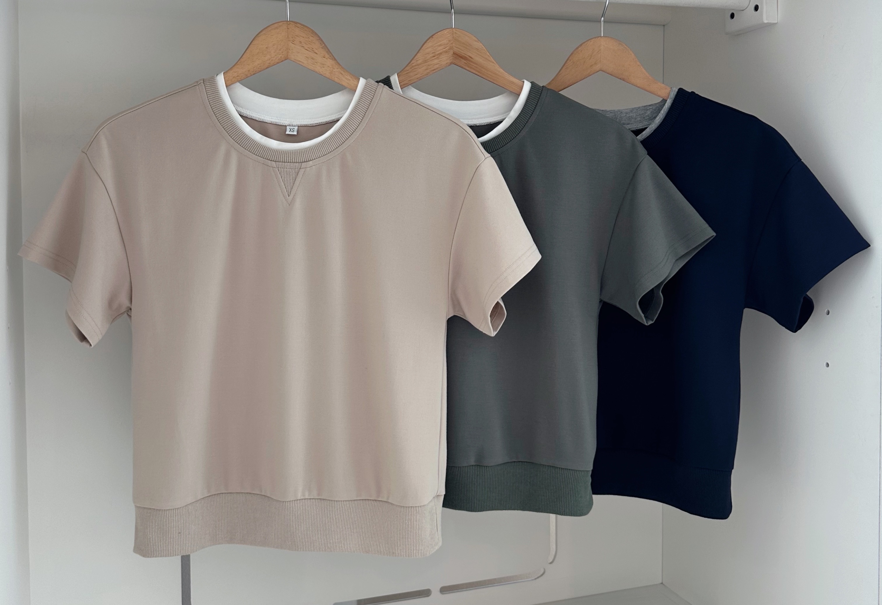 S/SLEEVE BLOUSE & SHORTS CASUAL 2PCS SET SUIT