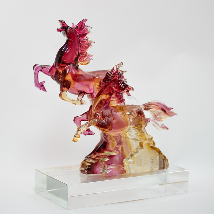 鹿港窯禮品館│居家開運 琉璃珍藏-百業騰飛