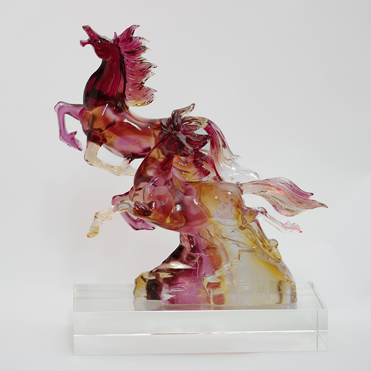 鹿港窯禮品館│居家開運 琉璃珍藏-百業騰飛