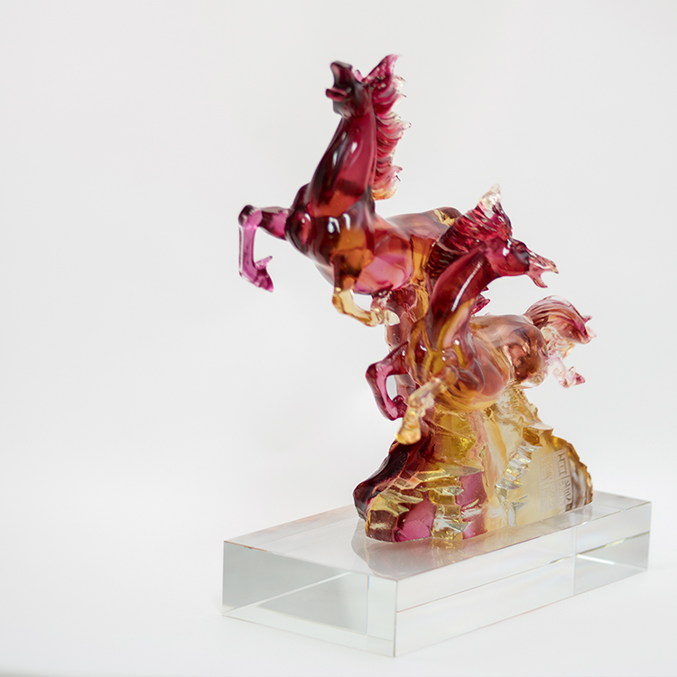 鹿港窯禮品館│居家開運 琉璃珍藏-百業騰飛