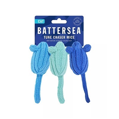 英國 Rosewood 玩具系列 - 針織貓草老鼠 3pcs