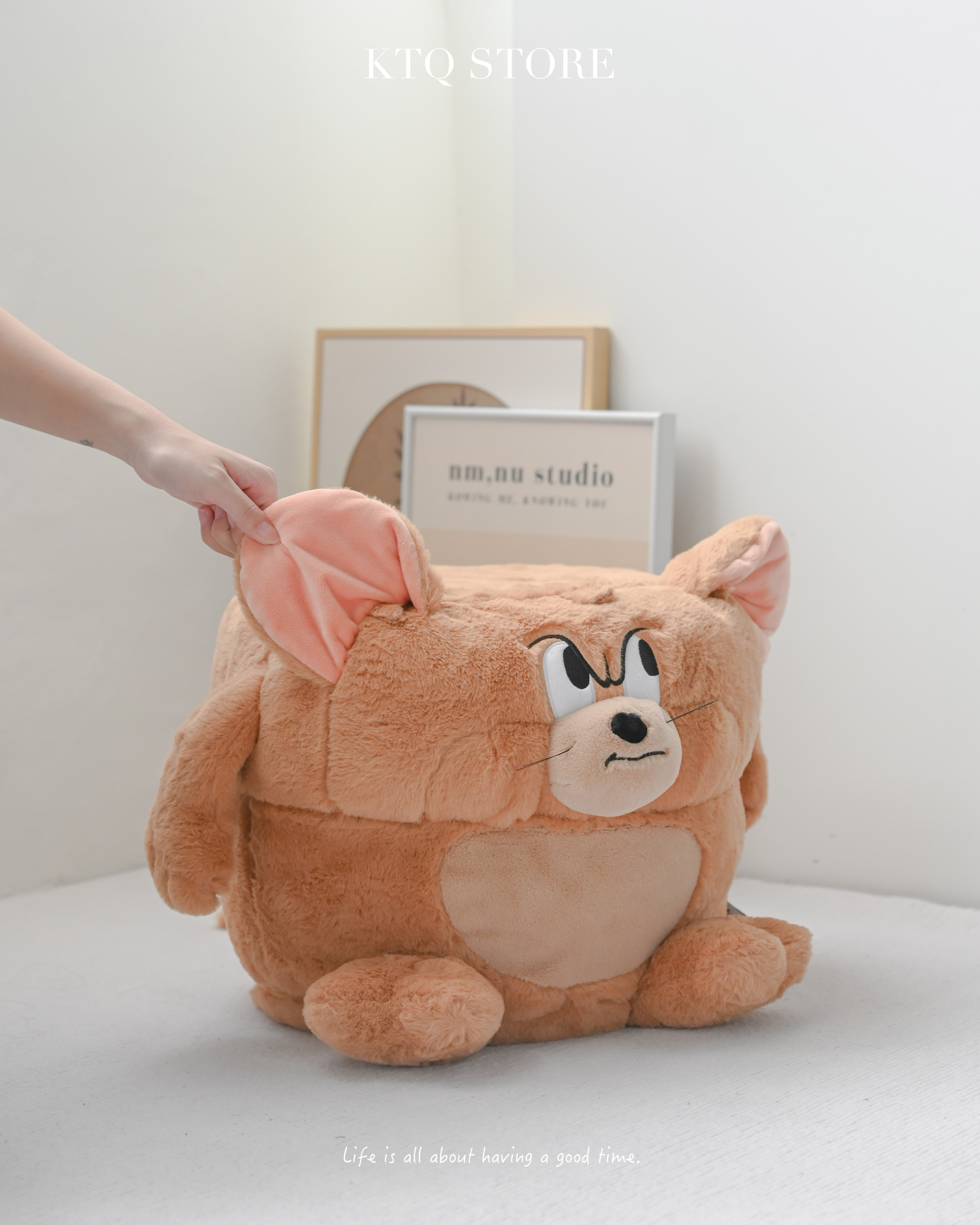 KTQ STORE ‧ TOM&JERRY 湯姆貓與傑利鼠  傑利鼠生氣板凳