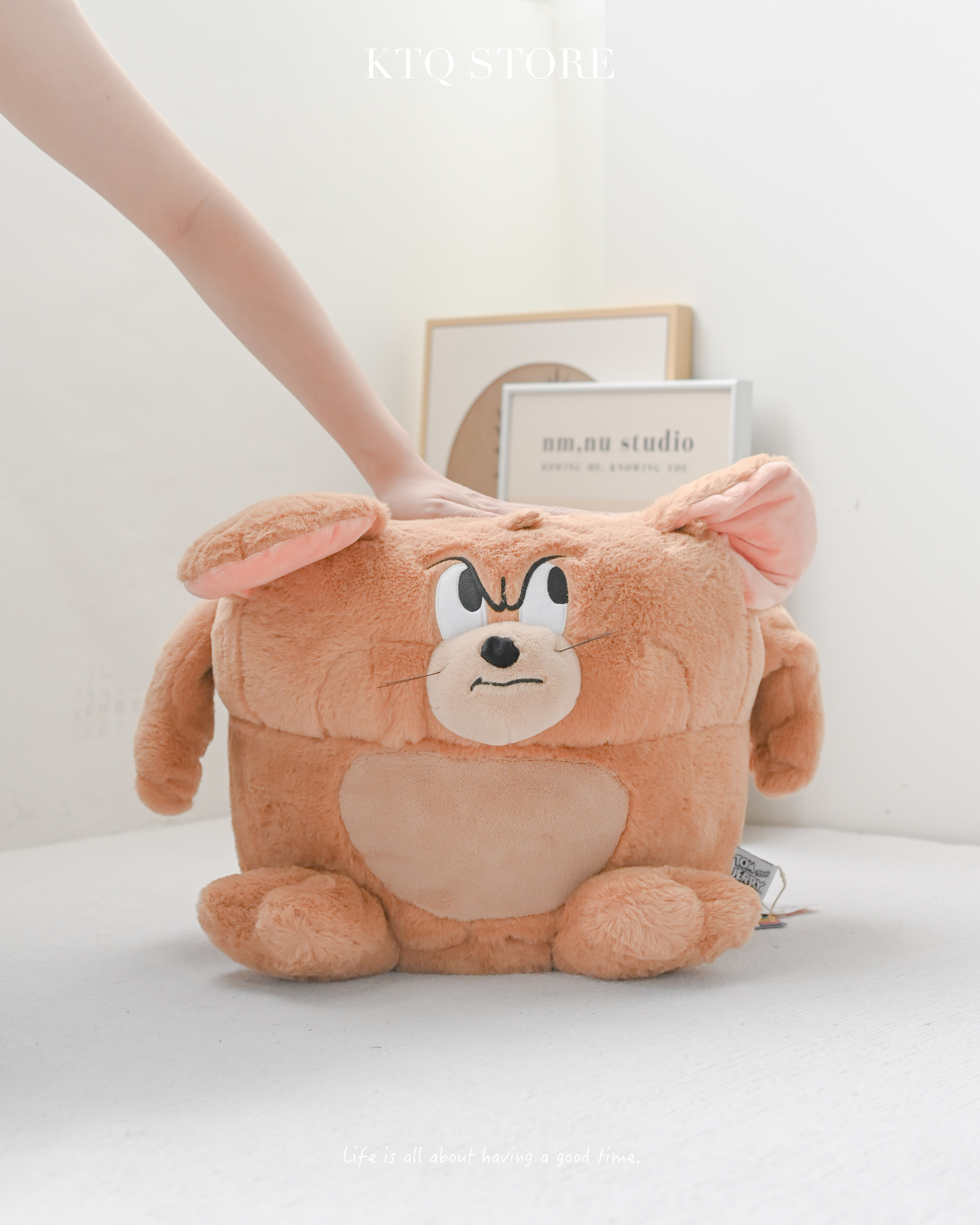 KTQ STORE ‧ TOM&JERRY 湯姆貓與傑利鼠  傑利鼠生氣板凳