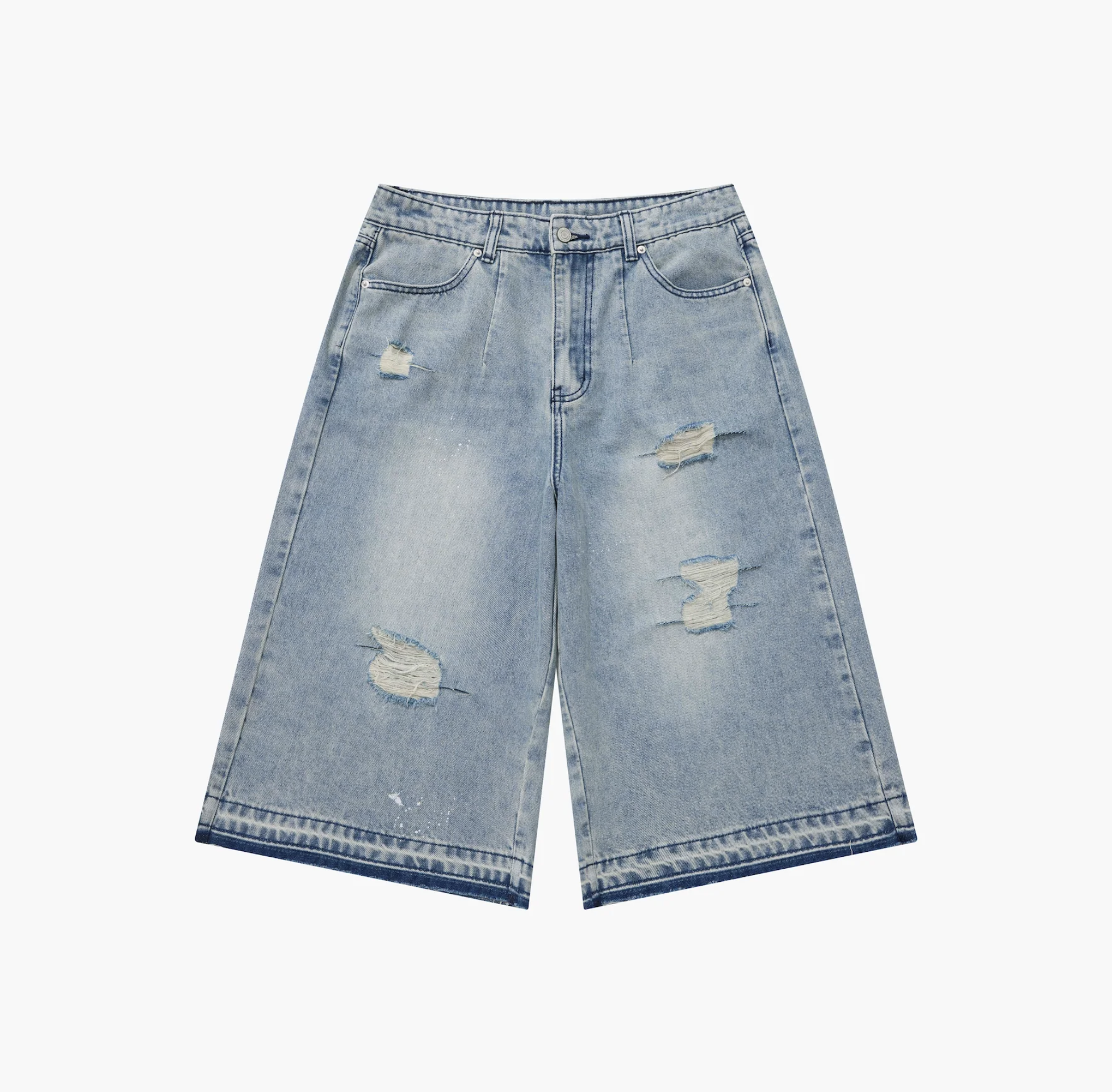 [現貨] Sense Destroy Capri Pants Blue | M24-06BL