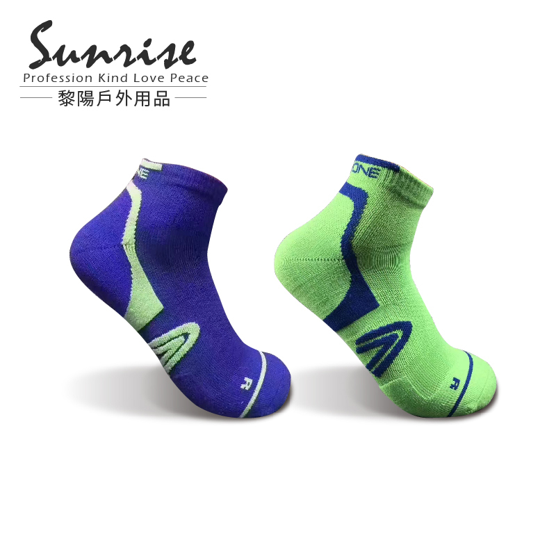 line one戶外休閒運動男襪 (藍/綠) 排汗/透氣/男款/吸濕快乾 44CZZ9203