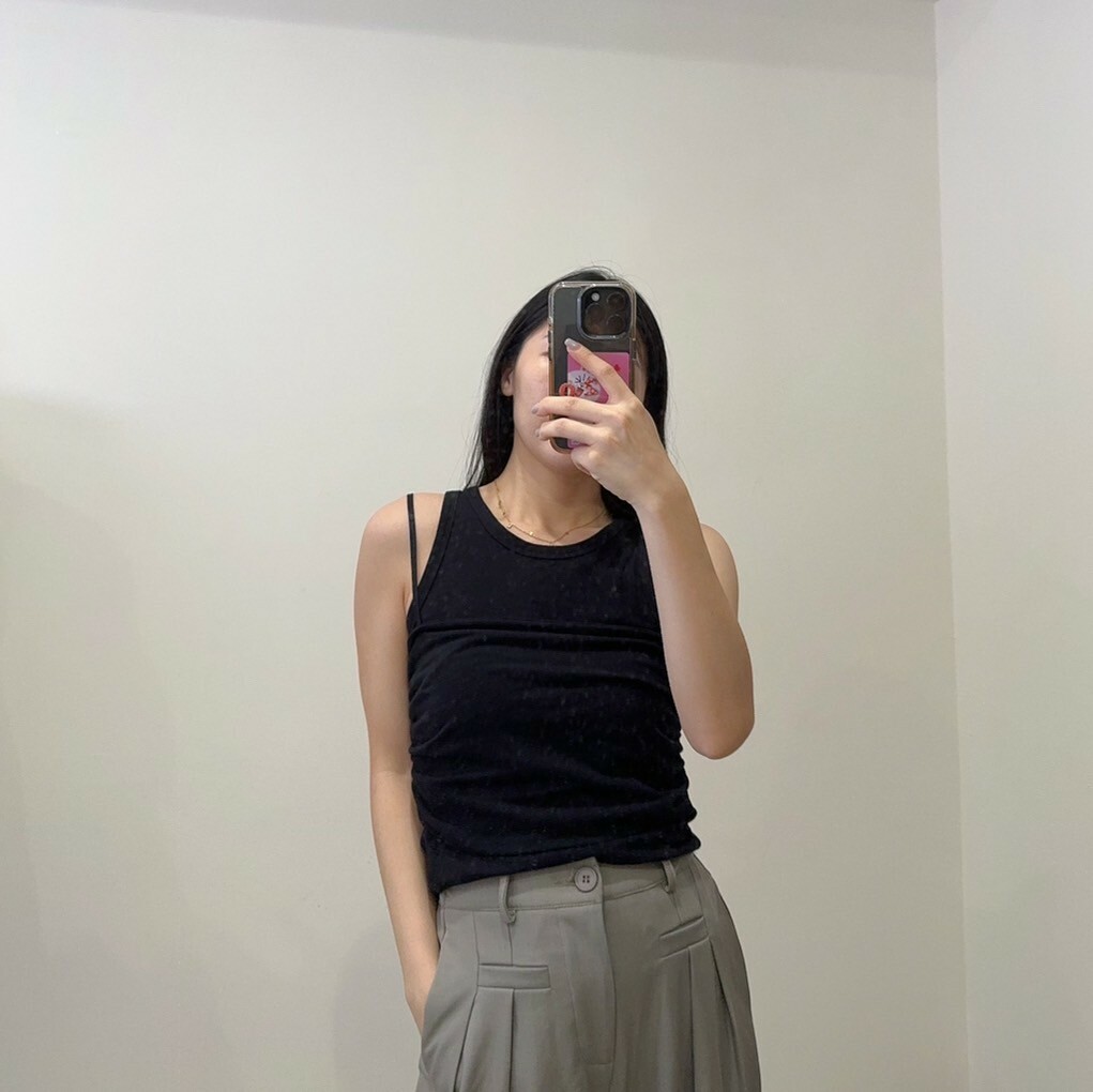 【正韓】假兩件背心（現貨）