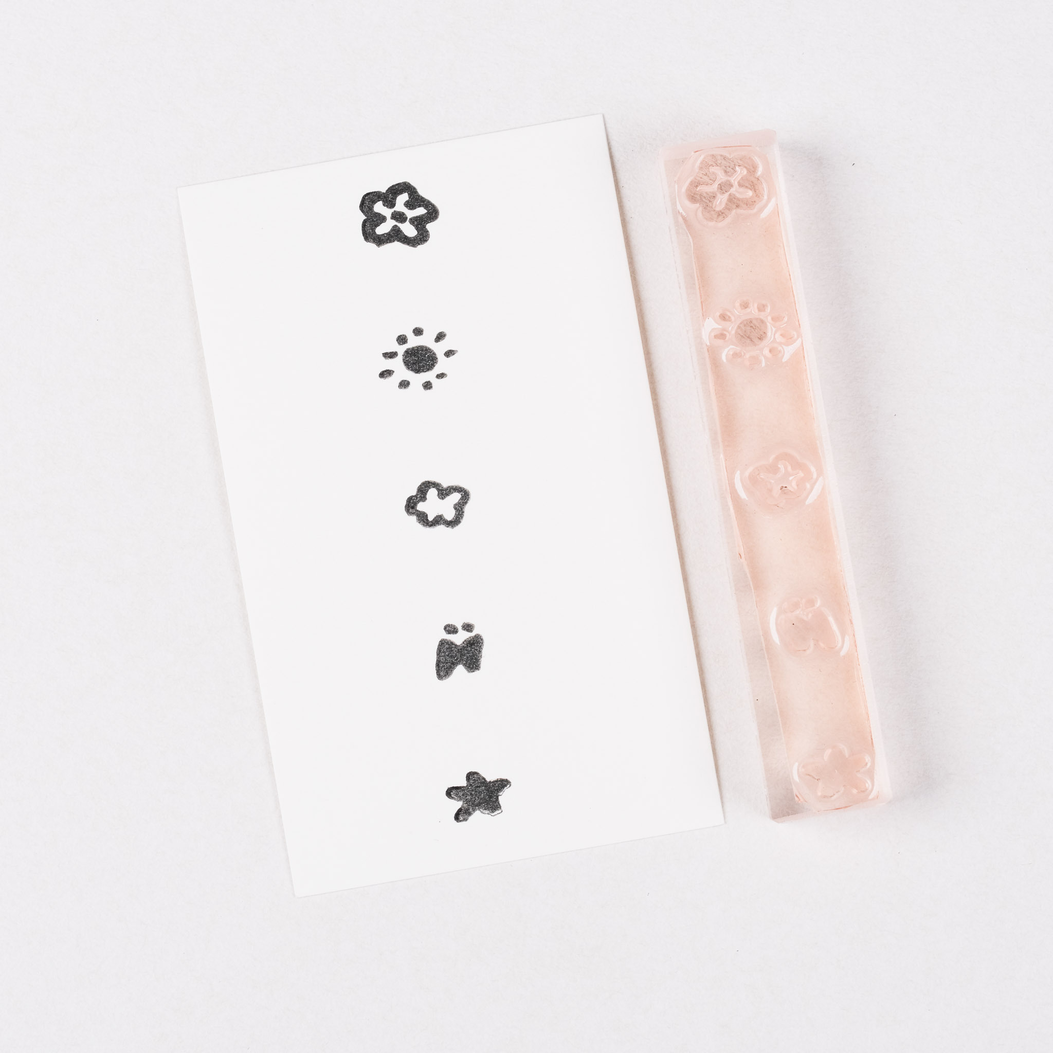 小圖棒 膠版印章｜一分之一工作室 台灣