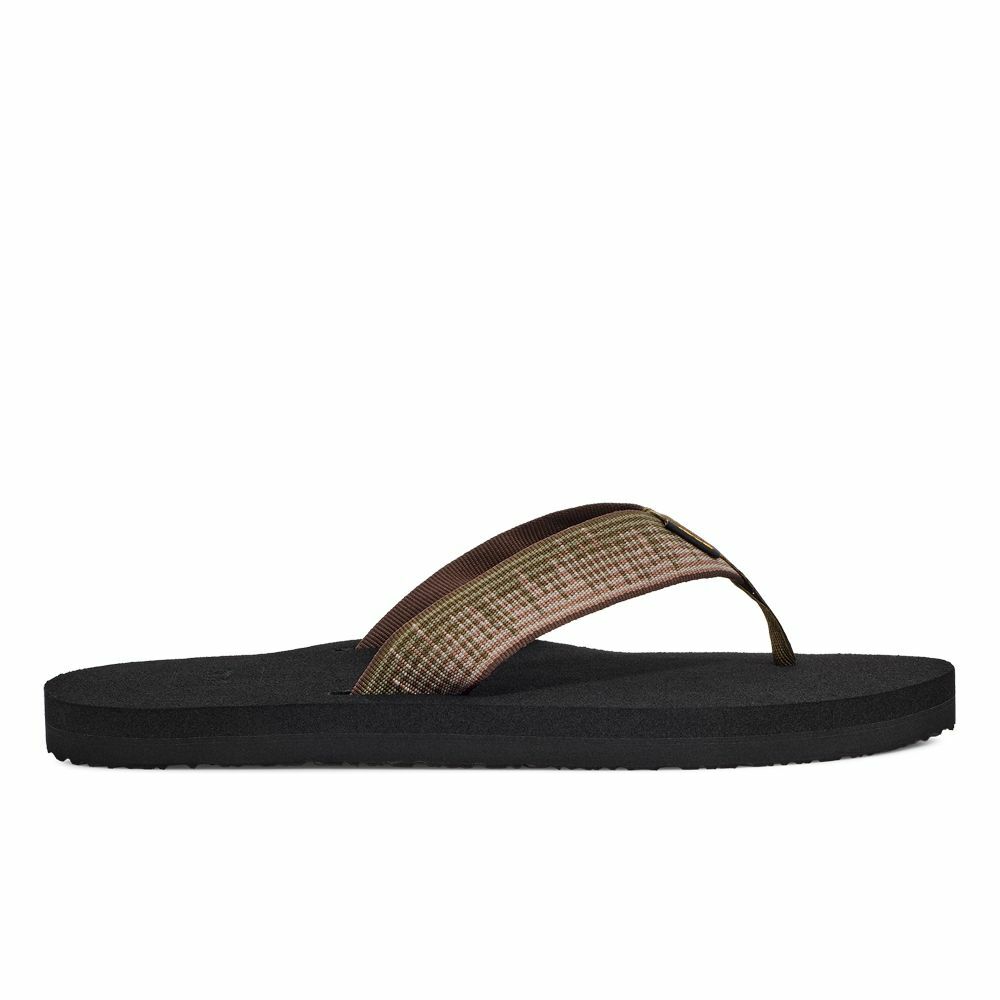 TEVA Men's Mush II 男款 織帶拖鞋 經典夾腳拖鞋 TV4168ADOL 大氣深綠色 [HappyOutdoor]