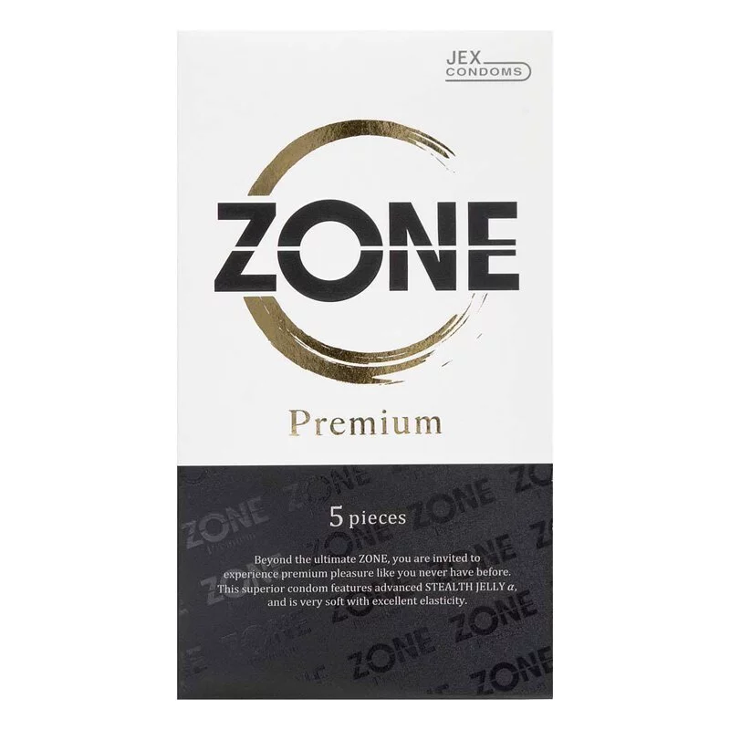 JEX ZONE Premium 5's Pack Latex Condom