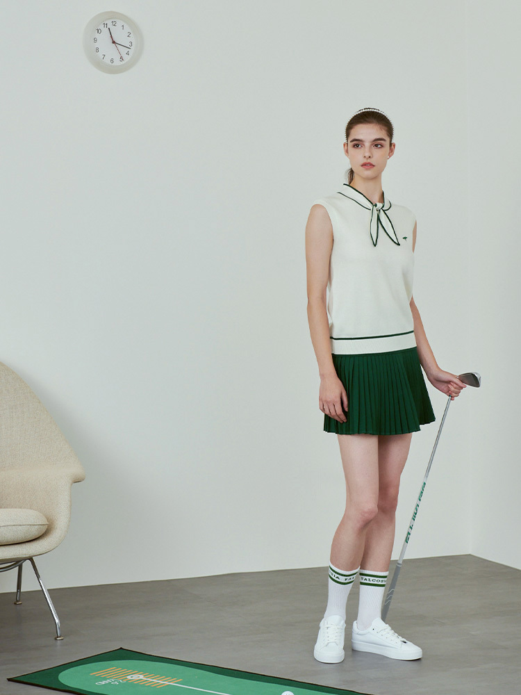 南法打結背心-奶米白