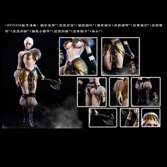 VS Toys : 1/6 女戰士銅甲