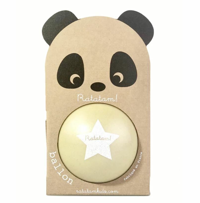 RATATAMKIDS 星星熊貓氣球 The Panda Balloon 12 cm – Yellow