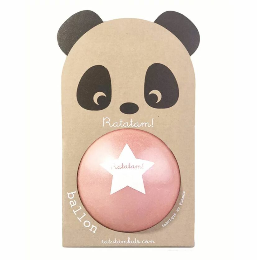 RATATAMKIDS 星星熊貓氣球 The Panda Balloon 12 cm – Pink