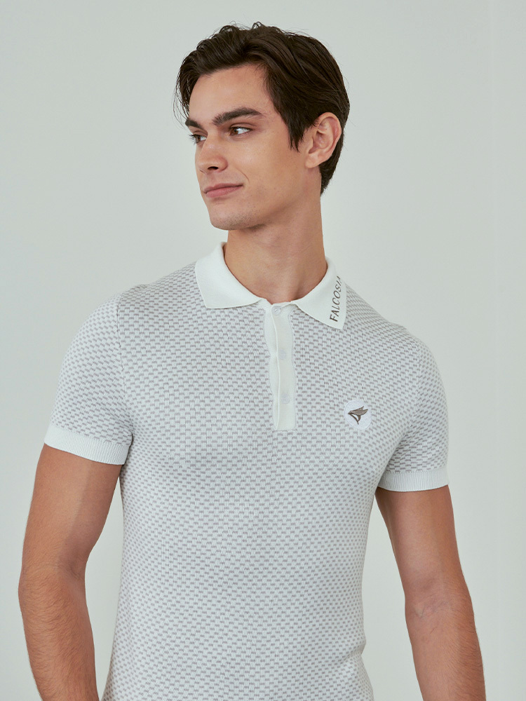 法式俱樂部針織男衫-雨雲灰