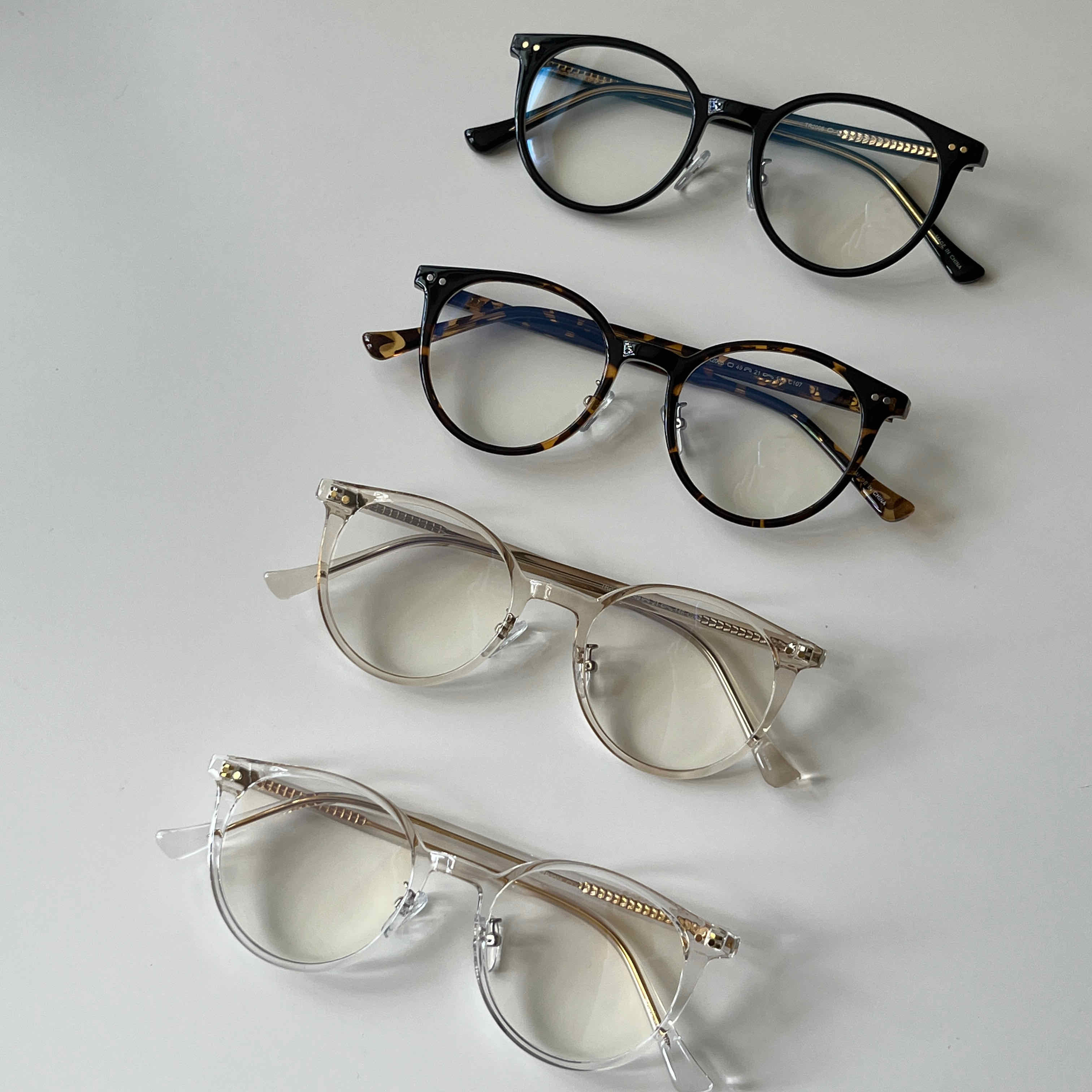 🇰🇷G03 闆娘推薦！適合任何臉型的抗藍光眼鏡｜4 color