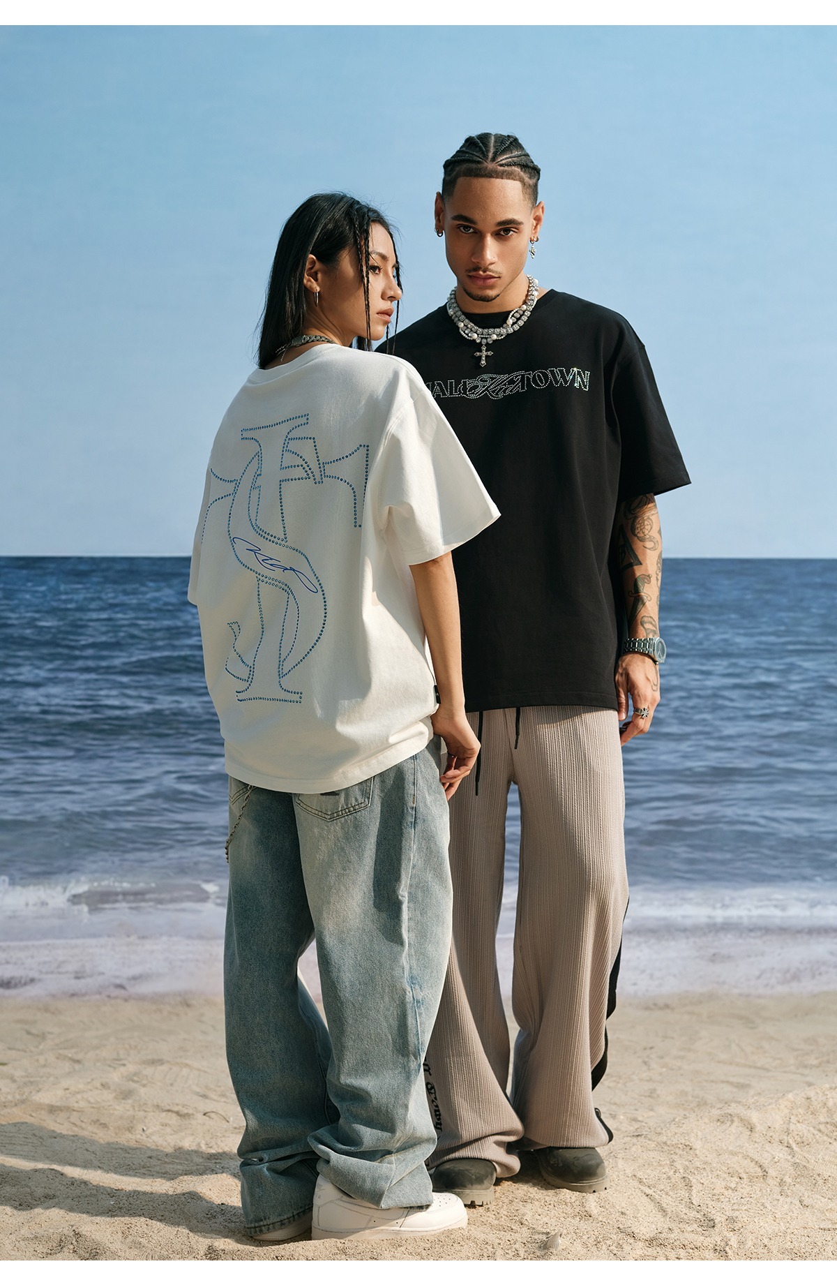 STK SmallTownKid 閃鑽Logo 短袖 T恤