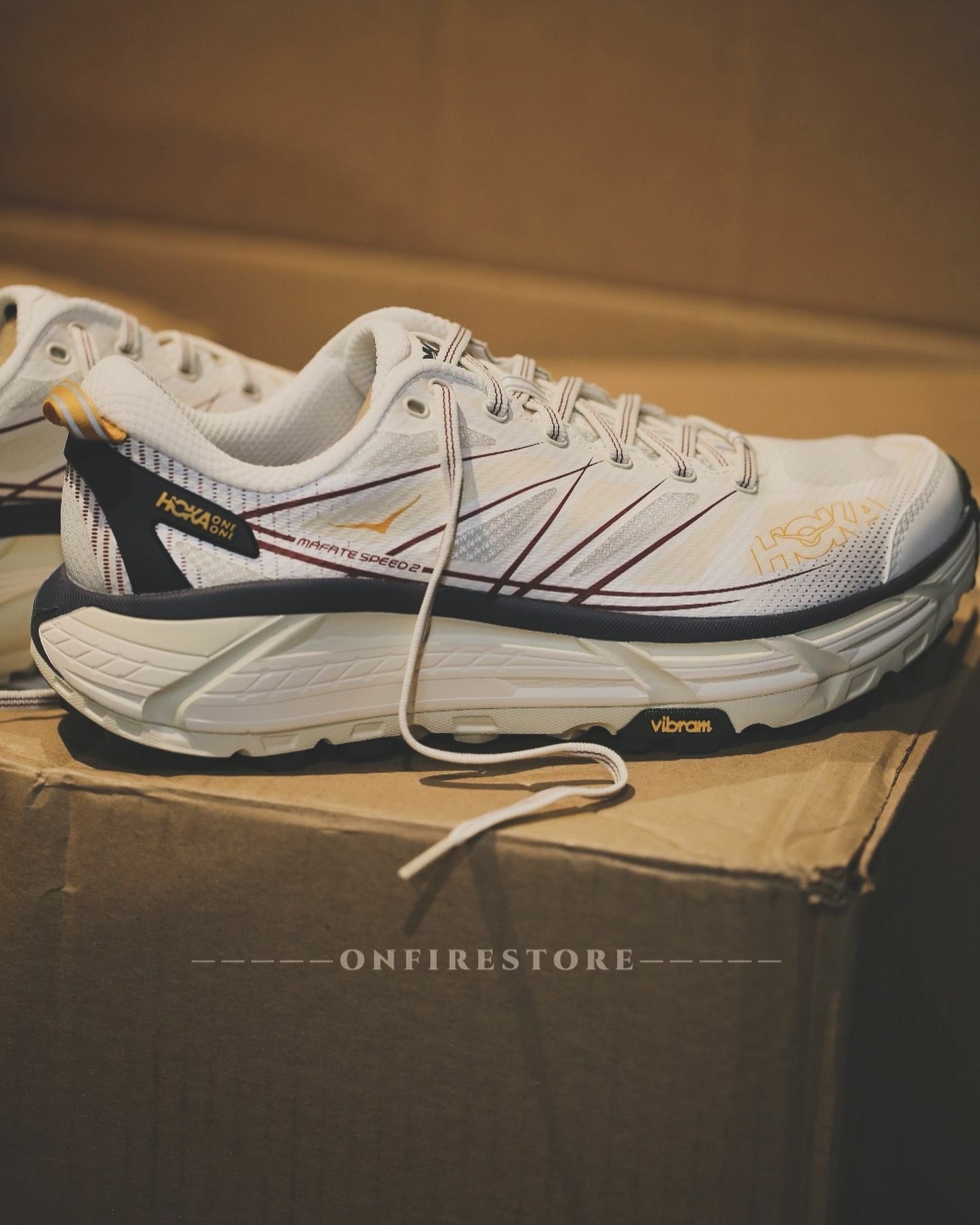 {現貨} HOKA One One Mafate Speed 2 Alabaster / Oat Milk 1126851-ALK