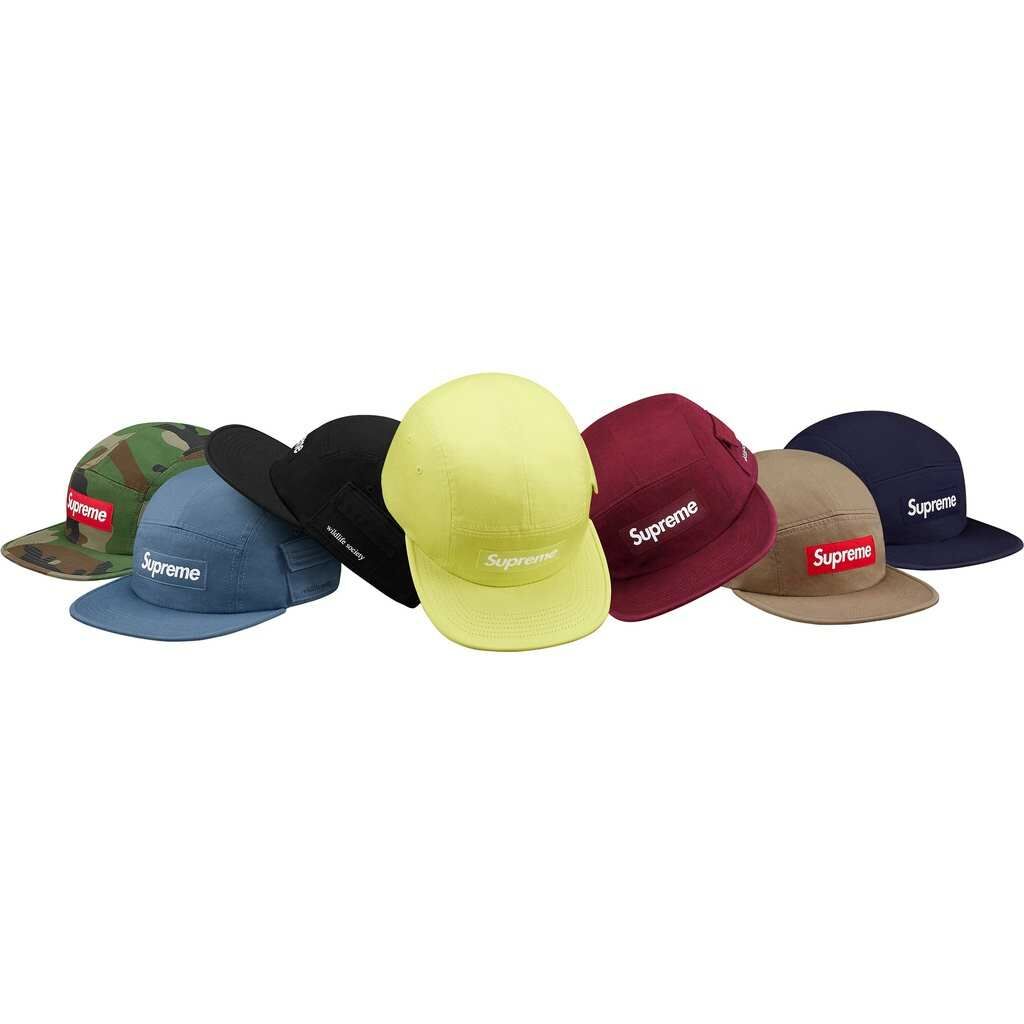 2016AW SUPREME WILDLIFE SIDE POCKET CAMP CAP 口袋 帽子 現貨
