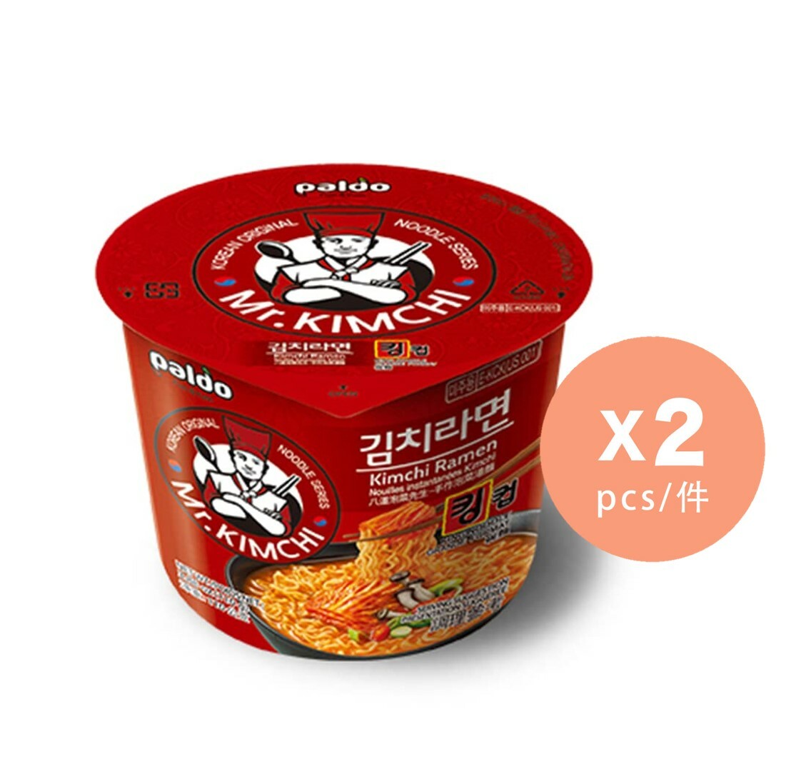 Paldo - 傳統韓式泡菜大碗湯麵  |杯麵 X2