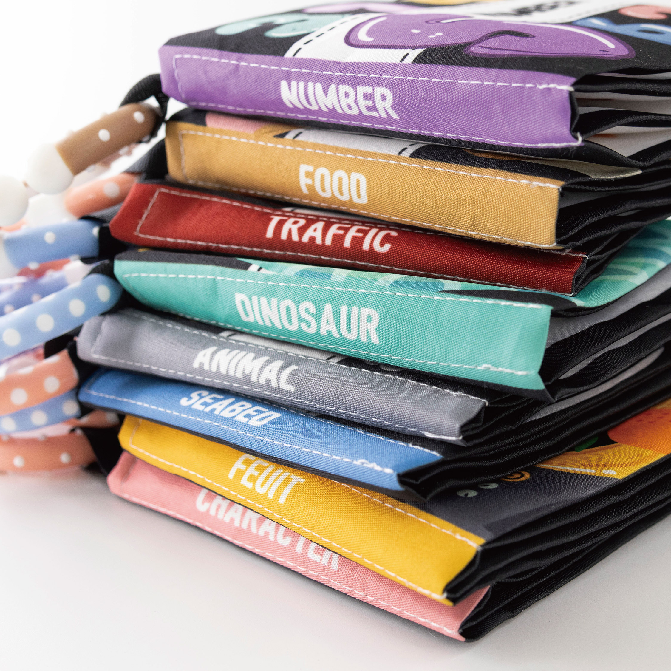 【JS0330】響紙英文學習早教幼兒布書＊八款