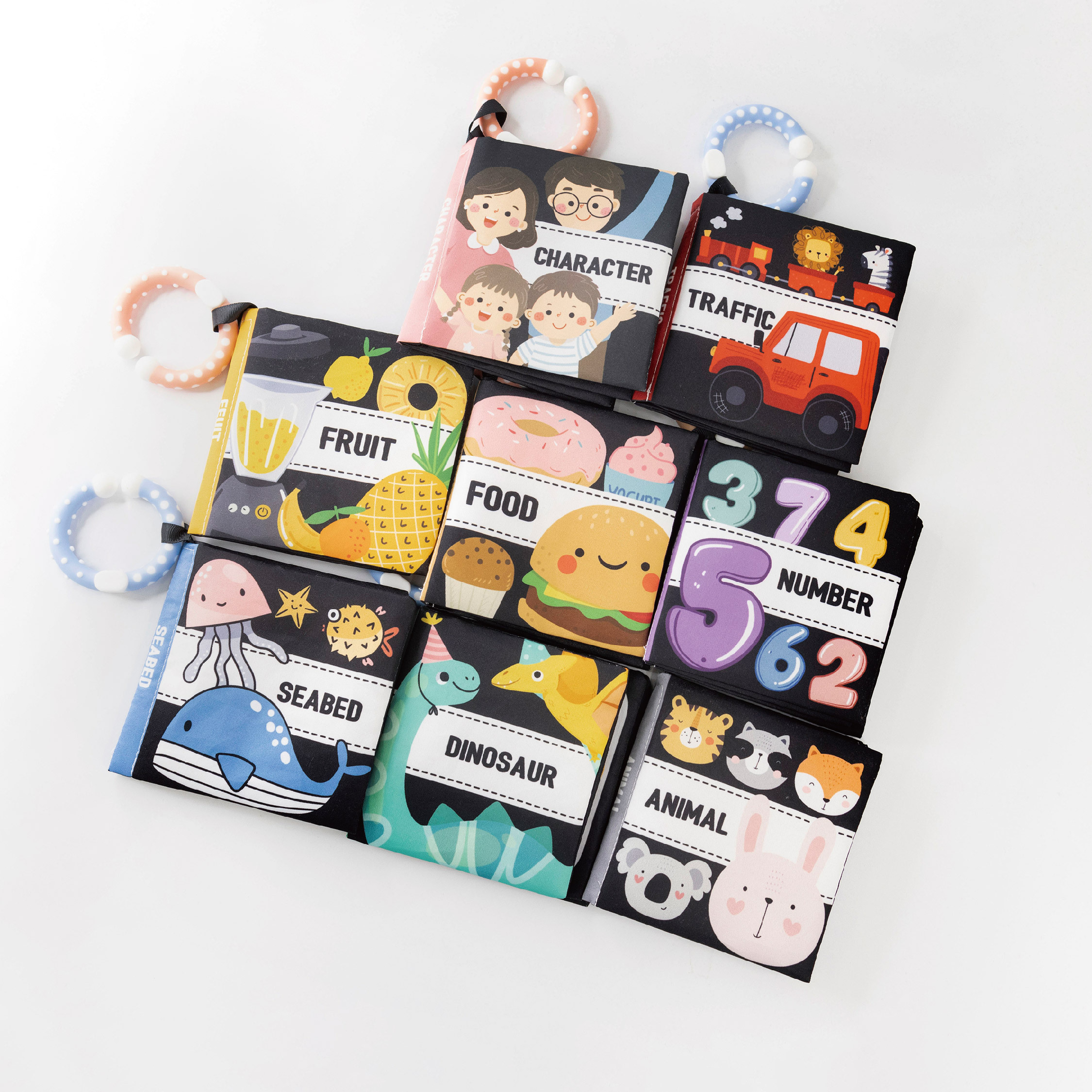 【JS0330】響紙英文學習早教幼兒布書＊八款