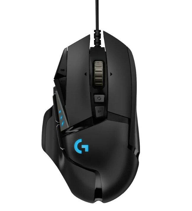 Logitech G G502 Hero 高效能遊戲滑鼠 910-005474  - Black(平行進口)
